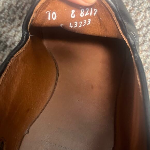 Allen Edmonds Grayson Black Leather Tassel Slip On Office Dapper Loafers 10 main image 7